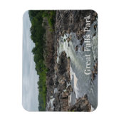 秋素晴らしズパークポトマックリバーアットマザーゴルジ マグネット (縦)