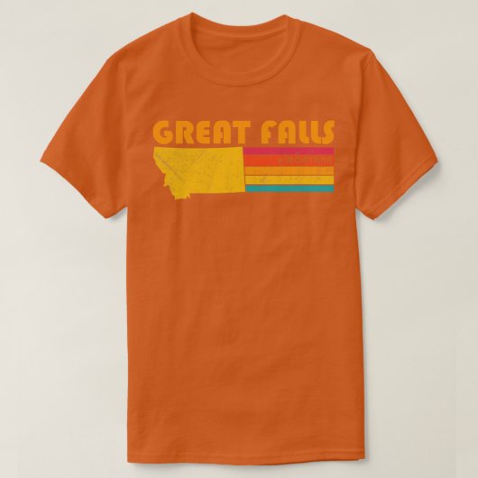 秋素晴らしモンタナヴィンテージ動揺して土産 Tシャツ (デザイン正面)