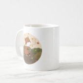 秋素晴らし:キツネ コーヒーマグカップ (正面左)