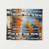 秋素晴らし タペストリー (正面(横))