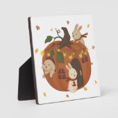 秋素晴らし：バニー&カボチャ フォトプラーク (正面)