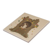 秋素晴らし：ビーグル タイル (側面)