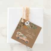 秋素朴な茶色のフローラパンプキ感謝していンユー フェイバータグ (インサイチュ)