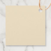 秋素朴な茶色のフローラパンプキ感謝していンユー フェイバータグ (裏面)