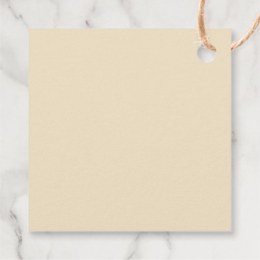 秋素朴な茶色のフローラパンプキ感謝していンユー フェイバータグ (裏面)