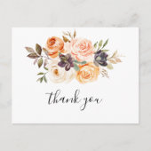 秋素朴のエレガントフローラ ポストカード (正面)