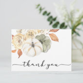 秋素朴のカボチャサンキューカード サンキューカード (スタンド正面)