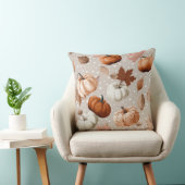 秋素朴のカボチャ&紅葉(2) クッション (椅子)