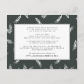 秋素朴のゲ結婚スト詳細囲い エンクロージャーカード (裏面)