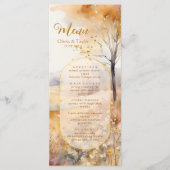 秋素朴のテラコッタアース結婚ズメニュー メニュー (正面)