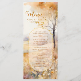 秋素朴のテラコッタアース結婚ズメニュー メニュー