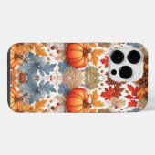 秋素朴のバイベ絵を描スカボチャ iPhoneケース (裏面横)