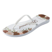 秋素朴のフローラエレガントブリデスメ結婚イド ビーチサンダル (アングル)