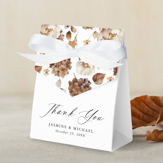 秋素朴のフローラ結婚に感謝 フェイバーボックス