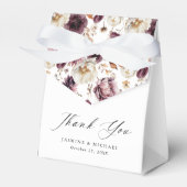 秋素朴のフローラ結婚に感謝 フェイバーボックス (正面サイド)