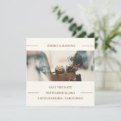 秋素朴のフローラ結婚のケース セーブザデート (スタンド正面)