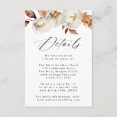 秋素朴のフローラ結婚詳細 エンクロージャーカード (正面)