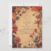 秋素朴のフローラ結婚 セーブザデート (正面)