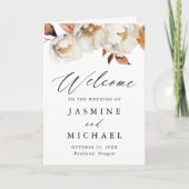 秋素朴のフローラ結婚 プログラム (正面)