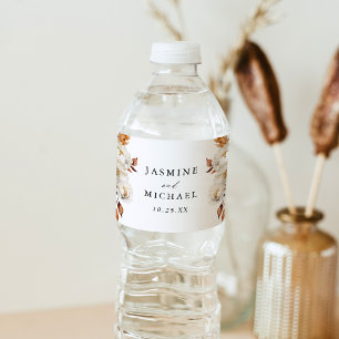 秋素朴のフローラ結婚 ペットボトルラベル