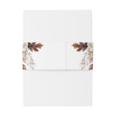 秋素朴のフローラ結婚 招待状ベリーバンド (裏面例)