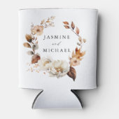 秋素朴のフローラ結婚 缶クーラー (正面)