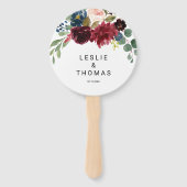 秋素朴のブルゴーニュ結婚ズ ハンドファン (正面)