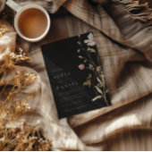 秋素朴のボホウォーター結婚カラー 招待状