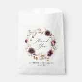 秋素朴のマルサラフローラ結婚の皆様 フェイバーバッグ (正面)