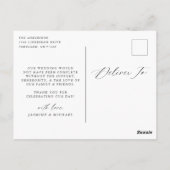 秋素朴のマルサラフローラ結婚の皆様 ポストカード (裏面)