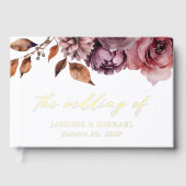 秋素朴のマルサラフローラ結婚写真 ゲストブック (正面)