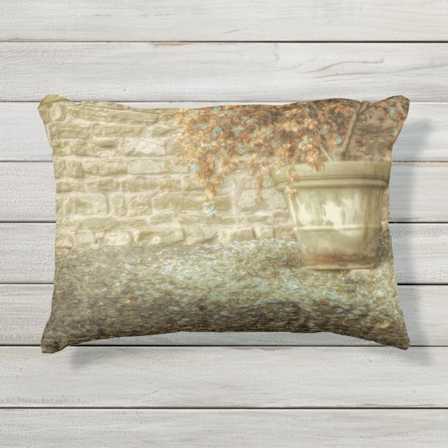 秋素朴の庭 アウトドアクッション (正面)