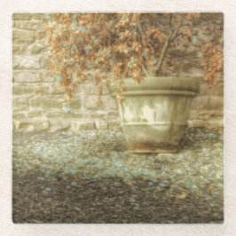 秋素朴の庭 ガラスコースター