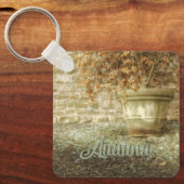 秋素朴の庭 キーホルダー (正面)