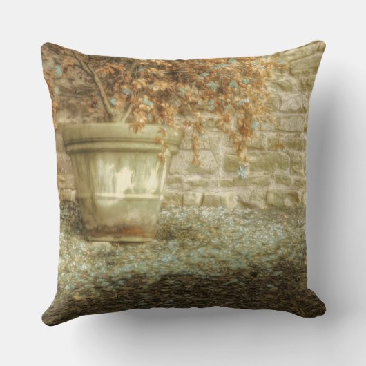 秋素朴の庭 クッション (裏面)