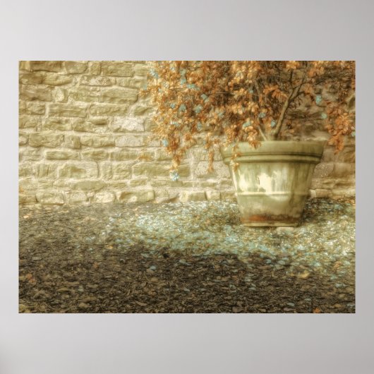 秋素朴の庭 ポスター (正面)