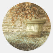 秋素朴の庭 ラウンドシール (正面)