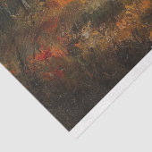 秋素朴の教会の水の色の絵を描デコペ 薄葉紙 (詳細)