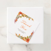 秋素朴の紅葉結婚の感謝 フェイバータグ (インサイチュ)