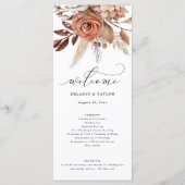 秋素朴の結婚フローラ プログラム (正面)