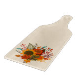 秋素朴の花 カッティングボード (角)
