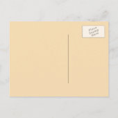 秋素朴は、小麦の日付はがきを保存する 案内ポストカード (裏面)