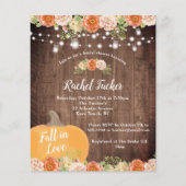 秋素朴インラブメイソンジャールライツブライダルシャワー (正面)