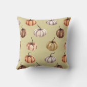 秋素朴ウォーターカラーカボンプキンス装飾用クッション クッション (裏面)