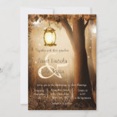 秋素朴オータムツリ結婚ーズ 招待状 (正面)