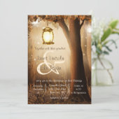 秋素朴オータムツリ結婚ーズ 招待状 (スタンド正面)