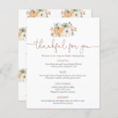 秋素朴カボチャ感謝祭 (正面/裏面)