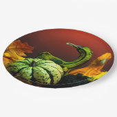 秋素朴グルズ秋結婚色 ペーパープレート (アングル)