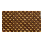 秋素朴シャビーシック金ゴールドカボチャヴィンテージ 枕カバー (裏面-左)