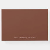 秋素朴テラコッタボホ結婚ズ ゲストブック (裏面)